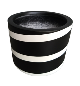 [Jason] Vente en gros de pots de fleurs en polystone, forme de pot rond, grand pot en fibre de pierre pour la décoration intérieure et extérieure - Product Image 1