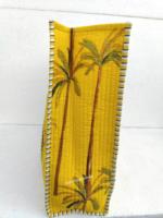 Sac à bandoulière matelassé en coton imprimé bloc à la main indien parfait pour les cadeaux cadeau de noël sac de voyage sac fourre-tout à provisions