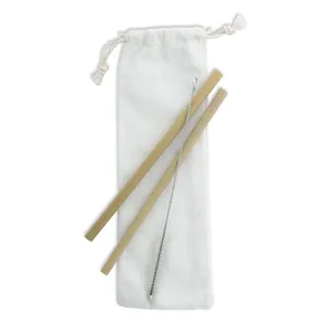 BooSip Eco-Friendly <b>Bamboo</b> Drinking <b>Straws</b> Set Sustainable Gadgets - Product Image 2