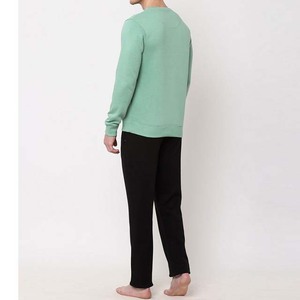 ชุดกันหนาวพิมพ์ลายสีพื้นของผู้ชายผ้าฝ้ายขนแกะระบายอากาศได้เป็นมิตรกับสิ่งแวดล้อมน้ำหนักเบา100% ฝึกวิ่งสำหรับฤดูหนาว - Product Image 4