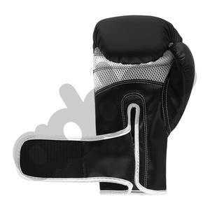 Guantes de boxeo de cuero genuino con juegos de entrenamiento y fitness para boxeo, kickboxing y entrenamiento de MMA - Product Image 2