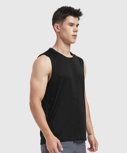 Camisetas de gimnasio OEM para hombre, camisetas sin mangas para gimnasio, ropa deportiva con tirantes, culturismo, Fitness, hombres, moda personalizada, algodón Spandex - Product Image 4