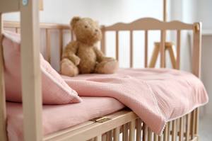 Organic Muslin Crib Bedding Set Certified by Oeko-Tex Standard 100 Baby <strong>Duvet</strong> <strong>Cover</strong> and Pillowcase for <strong>Toddlers</strong> and Babies - Product Image 4