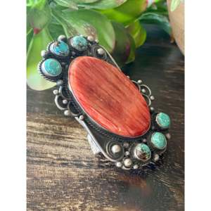 Anillo de Joyería Fina Navajo con Incrustaciones de Piedras Multicolores en Plata de Ley, Talla 8.5, Bañado en Rodio para Uso Diario o Regalo - Product Image 3