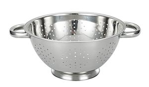 Durable Stainless Steel <b>Mesh</b> Colander Heavy-Duty Metal <b>Strainer</b> for Pasta, Rice & Vegetables Bulk Wholesale Supply - Product Image 2