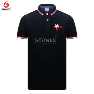 Venta al por mayor de ropa de hombre de nailon liso en blanco con logotipo personalizado de diseño de alta calidad camisetas de polo de golf suaves para hombre - Product Image 2