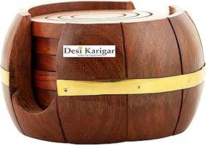 Elegant <b>Wooden</b> <b>Coasters</b> for Dining Tables & Home Decor Available from India - Product Image 3