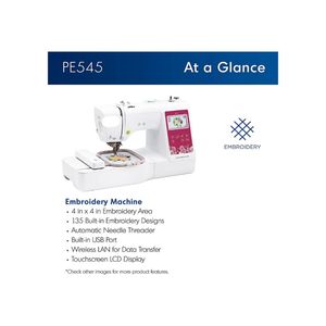 Machine à coudre et à courtepointe, HC1850, 185 points intégrés, écran LCD, 8 pieds de couture inclus - Product Image 4