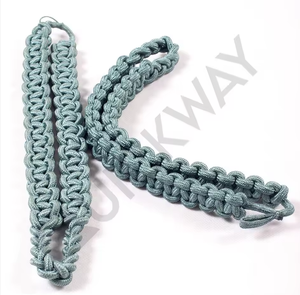 Blue Shoulder <b>Cord</b> Single <b>Braid</b> Decorative Uniform <b>Cord</b> Custom Design No Tip Single <b>Braid</b> Decorative Uniform Accessory - Product Image 1