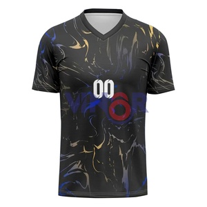 Camiseta de fútbol personalizada 2025 para Unisex, nombre/número de equipo sublimado completo, camiseta de entrenamiento personalizada con servicio OEM - Product Image 2