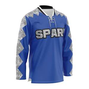 2024 maillots de hockey réversibles unisexes personnalisés en gros OEM costumes de hockey sur glace sublimés avec nom d'équipe pour hommes - Product Image 6