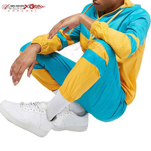 Traje cortavientos de rendimiento para hombres con diseño antiviento y absorbente de sudor, traje cortavientos suave y ligero - Product Image 2