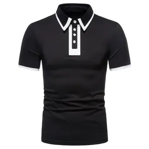 เสื้อโปโลผ้าโพลีเอสเตอร์ผ้ายืดหยุ่นน้ำหนักเบาสำหรับผู้ชายผ้าแห้งเร็ว - Product Image 6