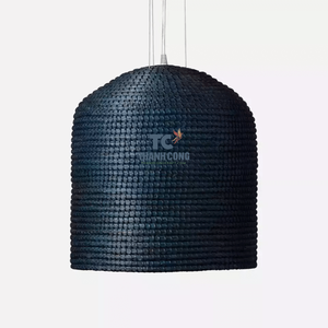 Meilleure vente d'abat-jour en jonc de mer tissé, luminaires suspendus d'usines, décoration de la maison - Product Image 1