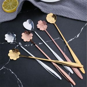 Barra agitadora de acero inoxidable duradera y fácil de limpiar Spork de doble cabeza para bares/tiendas de té de leche/restaurantes, etc. - Product Image 5