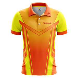 Camisas de Golf para Hombre de Alta Calidad, 100% Poliéster, Logotipo Personalizado, Sublimación, Transpirables, Estilo Casual, Tejido de Punto - Product Image 1