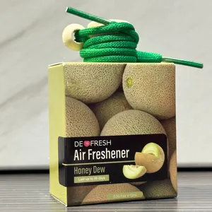 Car Interior Air Freshener Support Custom Logo 10ml Bottle For Hanging Top Fruity Scent Natural Evaporation Honey Dew Wholesale