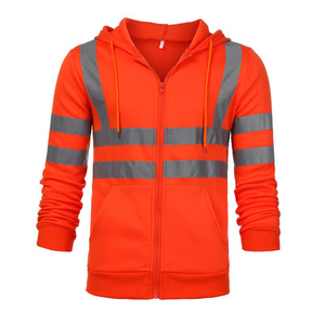 Sweats à capuche haute visibilité de haute qualité pour vêtements de travail d'hiver couleurs personnalisées avant haute visibilité Construction fournie par l'usine - Product Image 6