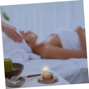 Rotating Vintage <b>Candlesticks</b> Wedding Decor Table Decor Desktop Decor <b>Wood</b> tealight Holder decoraciones para salas de - Product Image 5