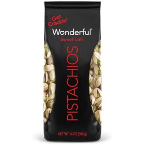 Wonderful Pistachios In Shell, Sweet Chili Flavored <b>Nuts</b>, 14 Ounce Bag - Product Image 1