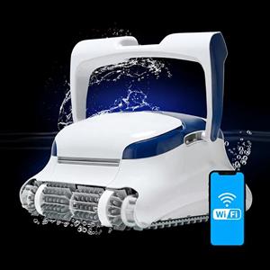 Limpiador de Piscinas Robótico de Alta Calidad (Modelo 2025) Automático, Compatible con Aplicaciones Wi-Fi, Clorador, Filtro, Giroscopio - Product Image 3