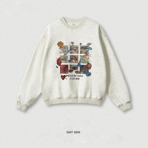 เสื้อฮู้ดดี้ผ้าฝ้าย 100% หนัก 450GSM แบบซักล้างลายเกล็ดหิมะ ทรงหลวม ใส่ได้ทั้งคู่รัก - Product Image 3