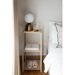 Estante Modular de Madera Maciza de 2 Niveles con 1 Año de Garantía para un Almacenamiento Eficiente de Alimentos y Organización de Contenedores - Product Image 3