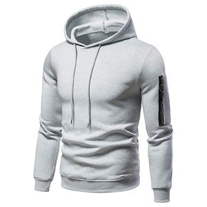 Survêtements d'hiver unisexes et décontractés de coupe régulière à capuche en molleton solide et respirant, ensemble de vêtements de sport et de jogging, 2 pièces - Product Image 3