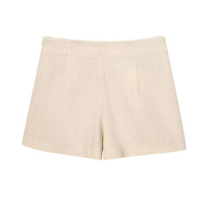 2025 summer new women's fashion temperament <b>beaded</b> strap high waist casual shorts - Product Image 5