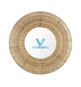 Hot New Rustique Jute Seagrass Mur Miroirs Lumière Naturel Sûr En Osier Salle À Manger Meubles Offre Spéciale - Product Image 1