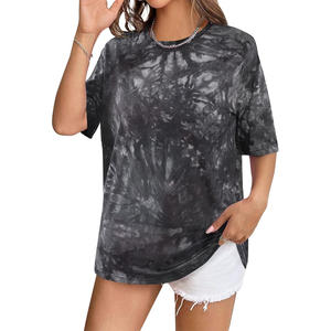 Streetgrace เสื้อยืดสำหรับผู้หญิงผ้าคอตตอนพิมพ์โลโก้และติดฉลากระบายอากาศได้ตามต้องการฤดูร้อน - Product Image 1