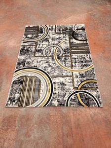 Alfombra Turca de Poliéster Jacquard Shaggy Adiva, Tejida a Máquina, de Pelo Alto, Acolchada, Reversible, Lavable, Antideslizante y Resistente a las Manchas para el Hogar - Product Image 3