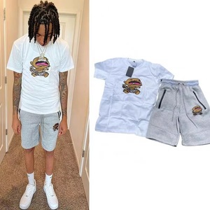 Ensemble 2 pièces d'été OEM avec LOGO personnalisé de haute qualité jogging à manches courtes vêtements de sport fitness anti-UV - Product Image 2