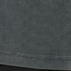 Venta al por mayor de camisetas vintage de gran tamaño personalizadas para hombres 100% algodón peinado lavado ácido logotipo personalizado de talla grande Jersey sólido Suelto - Product Image 5