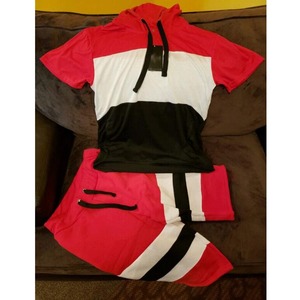 AYAT Ropa Fabricante Logotipo personalizado Diseño de verano Pantalones cortos Conjunto Hombres Niños Chándal Etiqueta privada Tallas grandes Técnicas impresas - Product Image 1