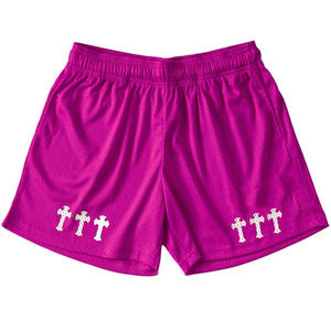 Pantalones cortos de malla de doble capa para hombre de diseño personalizado, pantalones cortos de verano transpirables de poliéster 100% con servicio OEM de sublimación completa - Product Image 1