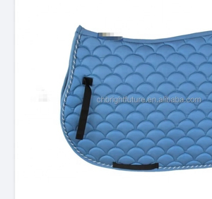 Custom Colors Horse Saddle High Quality Cotton Fabric Adjustable <b>Foam</b> <b>Padding</b> Horse Jumping Saddle Pad by Standard International - Product Image 5