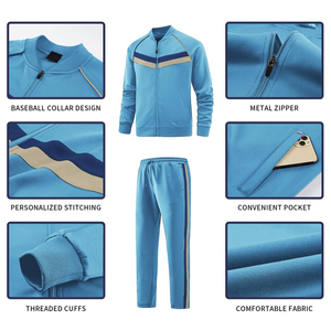 2025 Men's Sportswear Tracksuit Blank 480g 100%Polyester Fleece Breathable Winter Heavyweight <b>Zip</b> <b>up</b> <b>Jacket</b> Sweatpants Unisex - Product Image 5