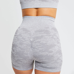 Pantalones cortos de entrenamiento de gimnasio ligeros de alta calidad para mujer, recién llegados, pantalones cortos de talla grande con estampado de logotipo personalizado - Product Image 3