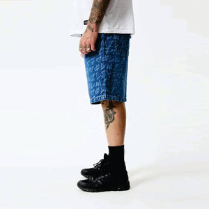 Pantalones Cortos de Polo de Cuero Estampados Deportivos Casuales de Verano para Hombre, Talla Grande, Personalizados, de Algodón 100% Pesado, Estilo Urbano - Product Image 2