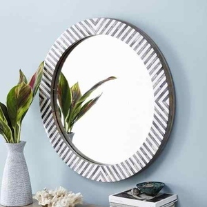 <b>Moroccan</b> <b>Style</b> Handcrafted Bone Inlay Wall <b>Mirror</b> Intricately Designed <b>Mirror</b> for Boutique Decor and Modern Homes - Product Image 6