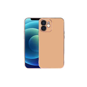 Étui en silicone doré premium pour iPhone 12 11 Pro 7 Plus - Coque de téléphone tendance style Ins avec cordon, sangle en TPU souple - Product Image 1