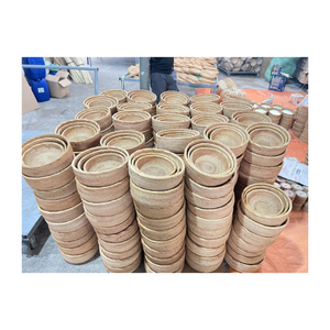 Vente en gros de plateaux flottants en rotin du Vietnam, plateaux hauts et ronds de qualité supérieure fabriqués à la main, parfaits pour les hôtels et les marchés d'exportation - Product Image 1