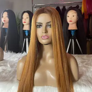 अफसोस कभी नहीं थोक कोई उलझन कोई बहा नरम, चिकनी पूर्ण फीता ब्राजील मानव बाल Wigs