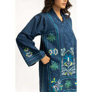 Ensemble coordonné en tissu satiné Denier Jacquard brodé IPST-55090-A - Product Image 4