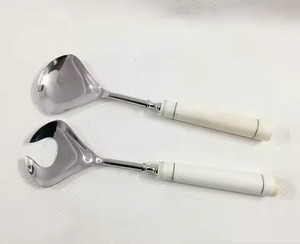 Juego de Cubiertos para Ensalada Ecológicos con Mangos de Madera, Diseño Ligero, Aptos para Lavavajillas, Utensilios de Cocina para Ensaladas - Product Image 4