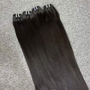 Haute Qualité 100% Vierge Cheveux Bruts En Gros Bundles Grand Stock Trame Os Droit Toutes Les Couleurs Vietnamien Cheveux Bruts Transparent - Product Image 2