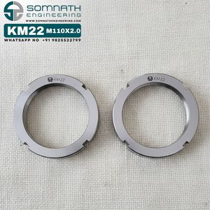 Tuercas de bloqueo KM22 de alta calidad M110X2.0 contratuerca de eje de rodamiento métrico de precisión para montaje seguro de acero inoxidable - Product Image 4