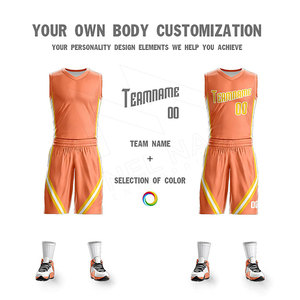 Youth Basketball Uniform Sets <b>Shirts</b> and Shorts Team Name Customized Sublimation Basketball Uniform Bsci, <b>Polyester</b>, Sportswear - Product Image 5