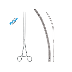 คีมหนีบสแตนเลสสำหรับสแกนลำไส้แบบโค้ง33ซม./13 "ผู้ผลิตเครื่องมือผ่าตัด - Product Image 5